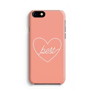 CaseCompany Best heart: Volledig geprint iPhone SE 2020 Hoesje