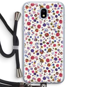 CaseCompany Planets Space: Samsung Galaxy J5 (2017) Transparant Hoesje met koord