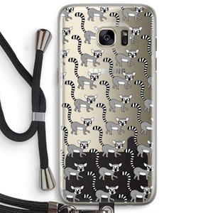CaseCompany Makis: Samsung Galaxy S7 Edge Transparant Hoesje met koord