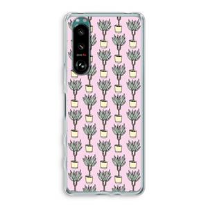 CaseCompany Boompje: Sony Xperia 5 III Transparant Hoesje