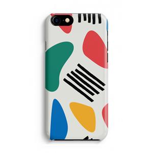 CaseCompany Illustratieve pop 1: iPhone 8 Volledig Geprint Hoesje