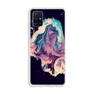 CaseCompany Cosmic Silence: Galaxy A51 4G Transparant Hoesje