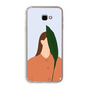 CaseCompany Leaf: Samsung Galaxy J4 Plus Transparant Hoesje