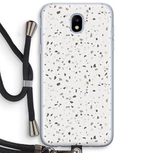 CaseCompany Terrazzo N°14: Samsung Galaxy J5 (2017) Transparant Hoesje met koord
