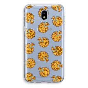CaseCompany You Had Me At Pizza: Samsung Galaxy J5 (2017) Transparant Hoesje