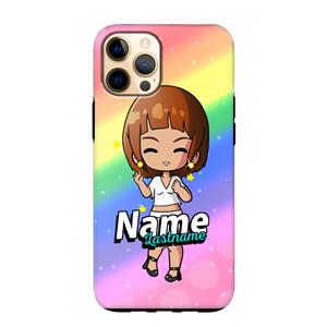 CaseCompany Chibi Maker vrouw: iPhone 12 Pro Max Tough Case