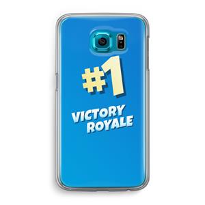 CaseCompany Victory Royale: Samsung Galaxy S6 Transparant Hoesje