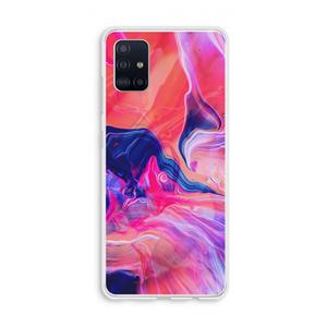 CaseCompany Earth And Ocean: Galaxy A51 4G Transparant Hoesje