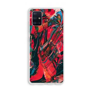 CaseCompany Endless Descent: Galaxy A51 4G Transparant Hoesje