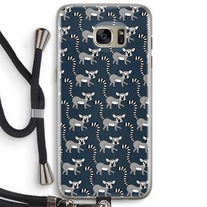 CaseCompany Makis: Samsung Galaxy S7 Edge Transparant Hoesje met koord