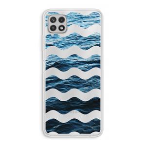 CaseCompany Oceaan: Samsung Galaxy A22 4G Transparant Hoesje