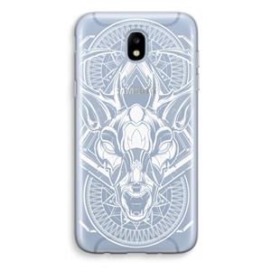 CaseCompany Oh Deer: Samsung Galaxy J5 (2017) Transparant Hoesje