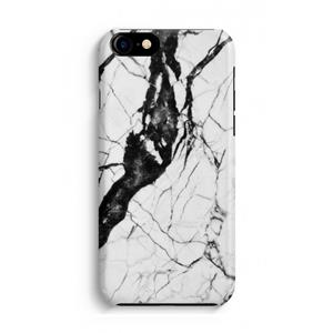 CaseCompany Witte marmer 2: iPhone 8 Volledig Geprint Hoesje