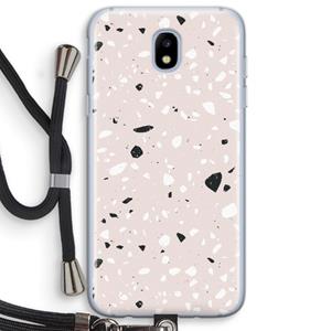 CaseCompany Terrazzo N°20: Samsung Galaxy J5 (2017) Transparant Hoesje met koord