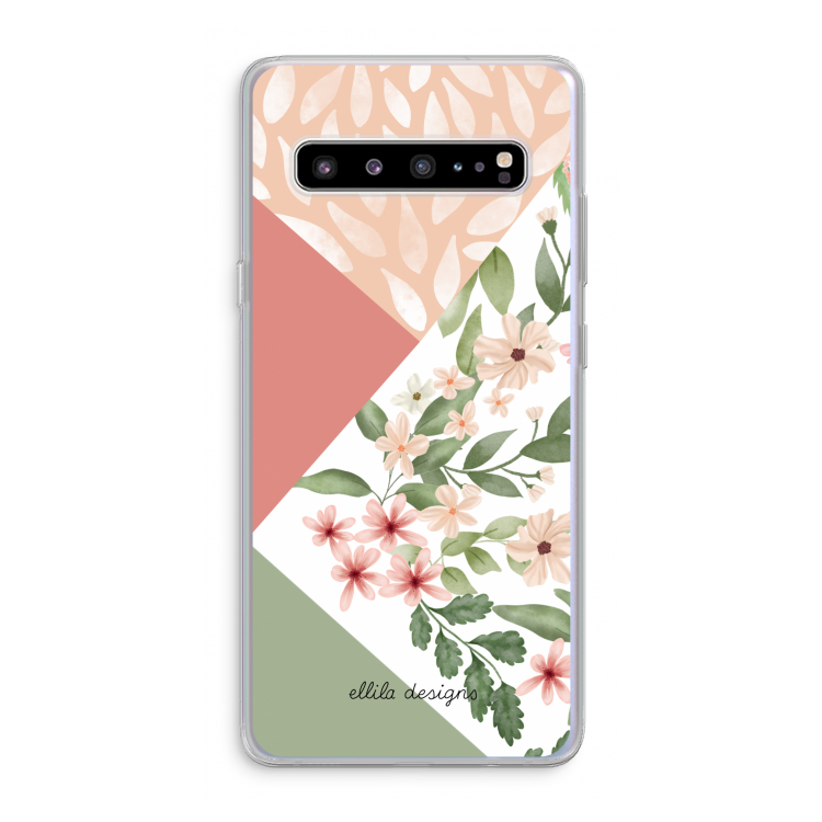 CaseCompany Sweet heaven geometrics: Samsung Galaxy S10 5G Transparant Hoesje