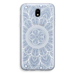 CaseCompany Roses Are Red: Samsung Galaxy J5 (2017) Transparant Hoesje