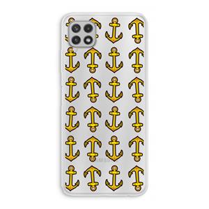 CaseCompany Musketon Anchor: Samsung Galaxy A22 4G Transparant Hoesje