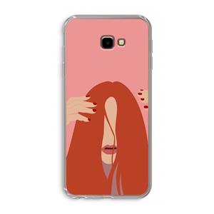 CaseCompany Woke up like this: Samsung Galaxy J4 Plus Transparant Hoesje