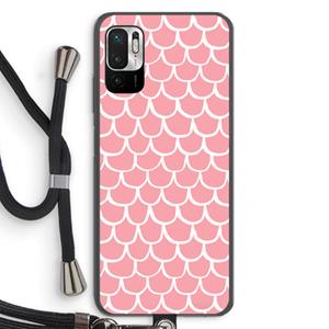 CaseCompany Dakpannetjes: Xiaomi Redmi Note 10 5G Transparant Hoesje met koord