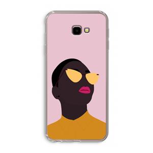 CaseCompany Yellow glasses: Samsung Galaxy J4 Plus Transparant Hoesje
