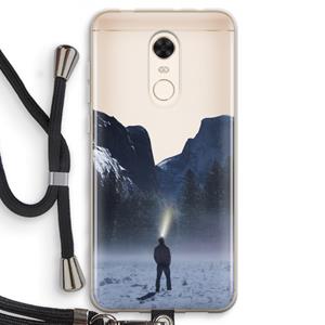 CaseCompany Wanderlust: Xiaomi Redmi 5 Transparant Hoesje met koord