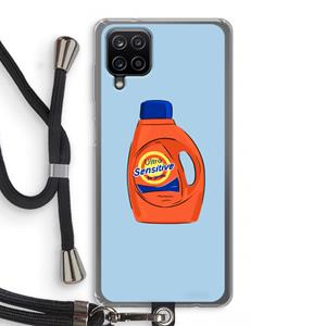 CaseCompany Ultra Sensitive: Samsung Galaxy A12 Transparant Hoesje met koord