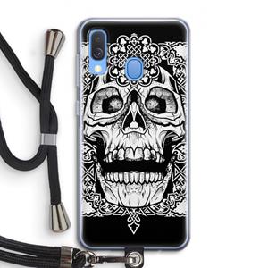 CaseCompany Seek & Destroy: Samsung Galaxy A40 Transparant Hoesje met koord