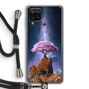 CaseCompany Ambition: Samsung Galaxy A12 Transparant Hoesje met koord
