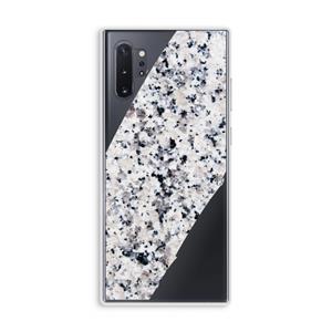 CaseCompany Gespikkelde marmer: Samsung Galaxy Note 10 Plus Transparant Hoesje