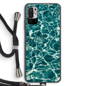CaseCompany Weerkaatsing water: Xiaomi Redmi Note 10 5G Transparant Hoesje met koord