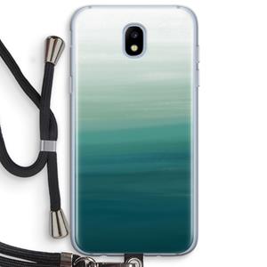 CaseCompany Ocean: Samsung Galaxy J5 (2017) Transparant Hoesje met koord