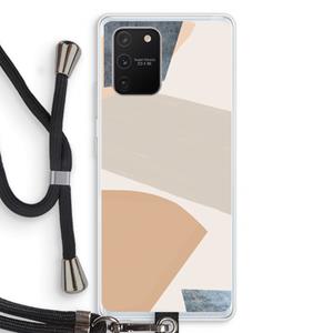 CaseCompany Formo: Samsung Galaxy S10 Lite Transparant Hoesje met koord