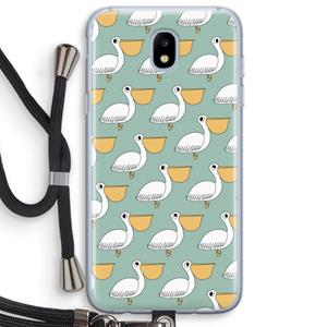 CaseCompany Pelican: Samsung Galaxy J5 (2017) Transparant Hoesje met koord