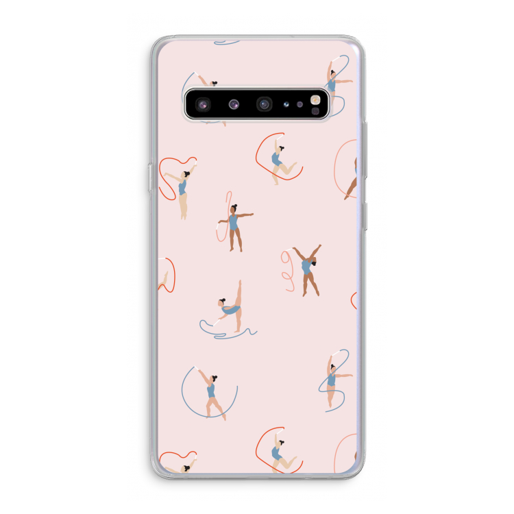 CaseCompany Dancing #3: Samsung Galaxy S10 5G Transparant Hoesje