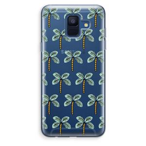 CaseCompany Paradise: Samsung Galaxy A6 (2018) Transparant Hoesje