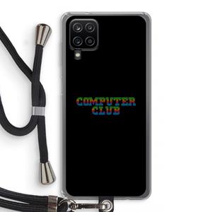 CaseCompany Retro: Samsung Galaxy A12 Transparant Hoesje met koord
