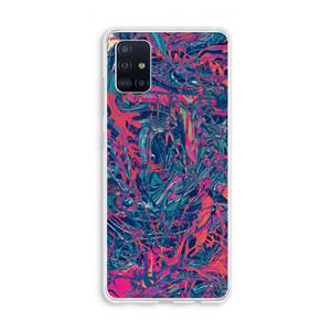 CaseCompany Sleeping Dreams: Galaxy A51 4G Transparant Hoesje