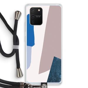 CaseCompany Lapis: Samsung Galaxy S10 Lite Transparant Hoesje met koord