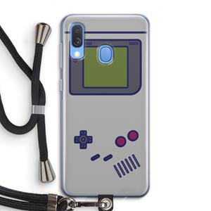 CaseCompany Game On: Samsung Galaxy A40 Transparant Hoesje met koord