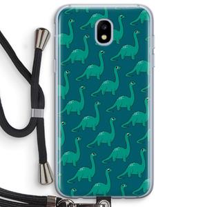CaseCompany Diplodocus: Samsung Galaxy J5 (2017) Transparant Hoesje met koord