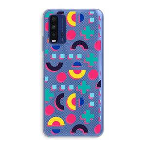 CaseCompany 8-bit N°2: Xiaomi Redmi 9T Transparant Hoesje