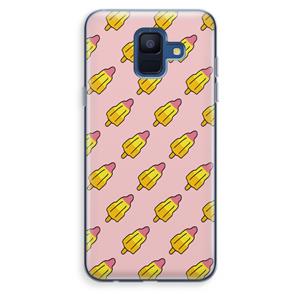 CaseCompany Waterijsjes: Samsung Galaxy A6 (2018) Transparant Hoesje