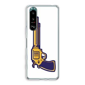 CaseCompany Pew Pew Pew: Sony Xperia 5 III Transparant Hoesje