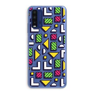 CaseCompany 8-bit N°4: Xiaomi Redmi 9T Transparant Hoesje