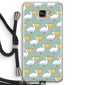 CaseCompany Pelican: Samsung Galaxy A5 (2016) Transparant Hoesje met koord