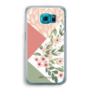 CaseCompany Sweet heaven geometrics: Samsung Galaxy S6 Transparant Hoesje