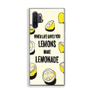 CaseCompany Lemonade: Samsung Galaxy Note 10 Plus Transparant Hoesje