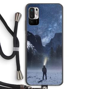 CaseCompany Wanderlust: Xiaomi Redmi Note 10 5G Transparant Hoesje met koord