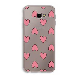 CaseCompany Ondersteboven verliefd: Samsung Galaxy J4 Plus Transparant Hoesje