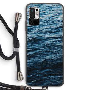 CaseCompany Oceaan: Xiaomi Redmi Note 10 5G Transparant Hoesje met koord